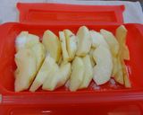 A picture of step 2 of Custard Apple Pie using Frozen Puff Pastries.