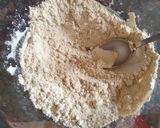 A picture of step 1 of Sattu pancakes.