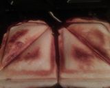 A picture of step 4 of Mandys ham chorizo cheese sandwich pockets.