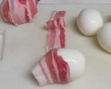 A picture of step 2 of My Family's Recipe♪ Egg and Pork Belly Wraps.