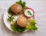 A picture of step 11 of Kaleeji Bun.