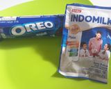 Foto langkah ke 1 dari resep Brownies Oreo No Mixer 2 Bahan.