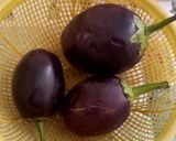 A picture of step 2 of Brinjal fry.