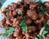 A picture of step 5 of Chinese Chicken Manchurian.