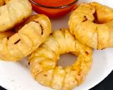 रिंग समोसे /डोनट समोसे (ring samose/ donut samose recipe in Hindi) रेसिपी चरण 8 फोटो