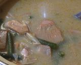 Foto langkah ke 3 dari resep Gule Nangka Muda (Tewel) dan Kacang Panjang.