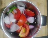 A picture of step 2 of Green Peas Sundal.