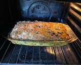 Foto del paso 5 de la receta: Budín de hojas de betarraga con tallarines rojos