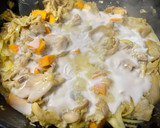 Foto del paso 7 de la receta: Curry de plátano, calabaza y setas con leche de coco