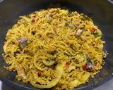 A picture of step 3 of Banana Skin Satni.