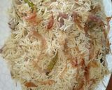 A picture of step 6 of Mutton yakhni pulao.