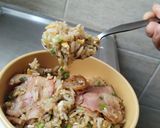 Foto del paso 5 de la receta: Arroz saltado con huevo y tocino