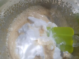 Pastel tres leches muy jugoso