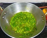A picture of step 2 of Sangri beans pickle.