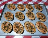 Une image de l'étape 19 de Mini quiches aux épinards.