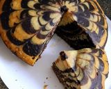 A picture of step 9 of Marble cake😋😋.