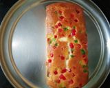 एगलेस टूटी फ्रूटी केक (Eggless Tutti frutti cake recipe In Hindi) रेसिपी चरण 7 फोटो