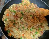 A picture of step 12 of Easy one pan bacon fried rice.