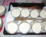 Pas rețetă Panna Cotta la pahar cu piure de piersici 1 fotografie