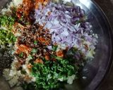 A picture of step 1 of Aloo ka paratha.