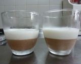 A picture of step 6 of Fluffy Chocolate & Cream Bavarois.