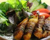 A picture of step 9 of Kabocha Squash & Pork Belly Meat Rolls.