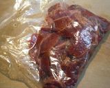 A picture of step 3 of Gizzard Jerky.