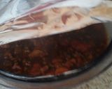 A picture of step 6 of My Chorizo and Chili Beef Bake with Homemade Chips 😊.