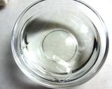 A picture of step 1 of Blueberry No-Bake Cheese Pies.