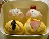 A picture of step 7 of Omelette-style Bento for Doll's Festival.