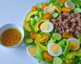 Hình bước làm 4 của món SALAD cá ngừ hộp sốt dầu giấm