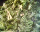 A picture of step 2 of broccoli and shallot butter.