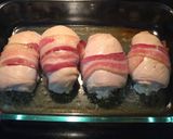 A picture of step 5 of Bacon Wrapped Chicken Stuffed With Chive & Onion Cream Cheese.