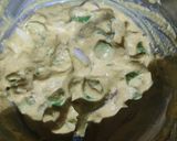 A picture of step 2 of Onion Chilli Pakoda.