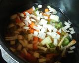 A picture of step 1 of Chicken Stock.