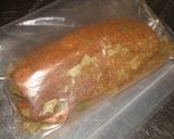 A picture of step 5 of Homemade Bacon Smoked with Barley Tea in a Pot.