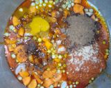 A picture of step 1 of Beans porridge.