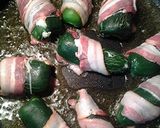 A picture of step 7 of jalapeño poppers stove top.