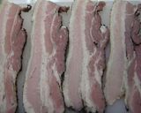 A picture of step 3 of Homemade Bacon - in the Oven.
