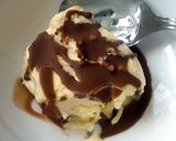 A picture of step 6 of Vickys 'Magic Shell' for Ice Cream, GF DF EF SF NF.