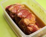 A picture of step 3 of Honey Char Siu (Chinese-Style Roasted Pork).