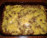A picture of step 6 of taco casserole.