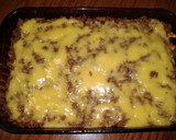 A picture of step 6 of taco casserole.