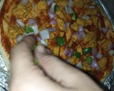 A picture of step 3 of Smoked chicken tikka flavour pizza 🍕🍕🍕🍕😋😋😋😋.