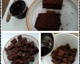 A picture of step 5 of Ladybirds Delicious Home Made Choc Brownie and Fudge Sauce Choc Ice Cream ..