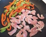 A picture of step 3 of Stir Fried Chicken With Grainy Mustard and Soy Sauce.