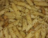 A picture of step 11 of Penne with Shrimp in Pesto Sauce..
