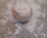 A picture of step 3 of Rumali Roti.