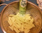 A picture of step 2 of Healthy Homemade Chips/Fries.