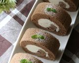 A picture of step 21 of A Fluffy Cocoa Swiss Roll Sponge.